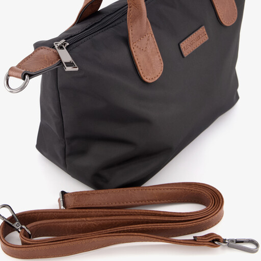 Dames shopper zwart bruin