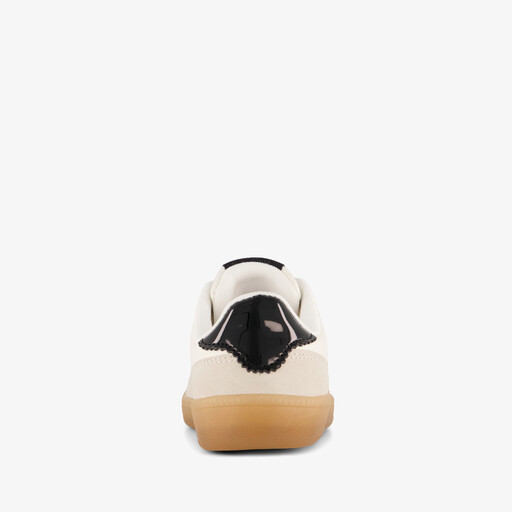 Meisjes sneakers wit met panterprint