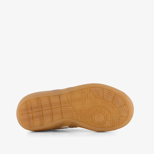 Meisjes sneakers wit met panterprint