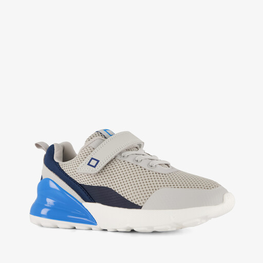 Jongens sneaker grijs blauw