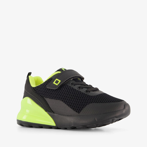 Jongens sneakers zwart groen