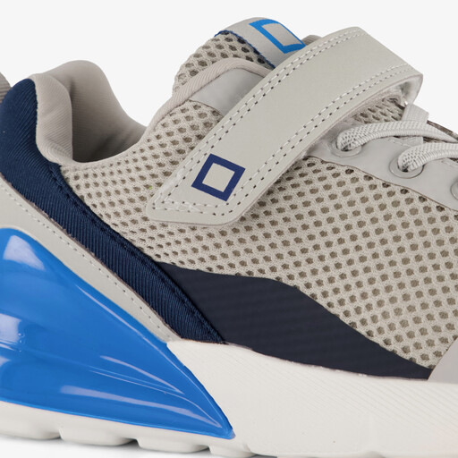 Jongens sneaker grijs blauw