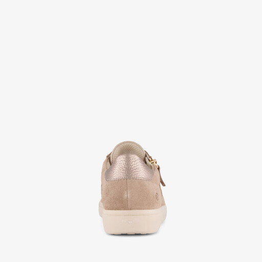 ECCO Classic suede dames sneakers beige