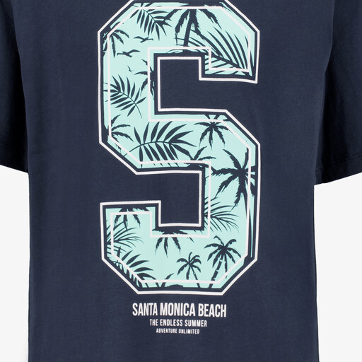 Name It jongens T-shirt blauw met opdruk