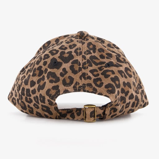 Dames pet met panterprint