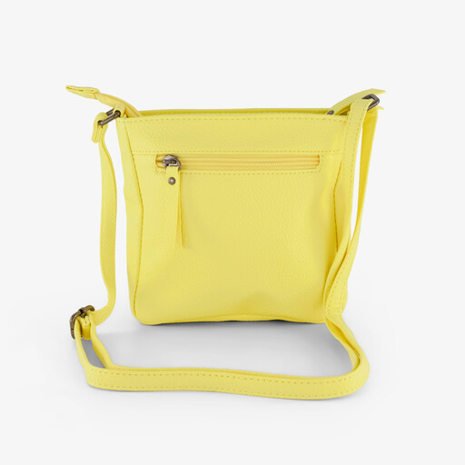 Dames schoudertas geel