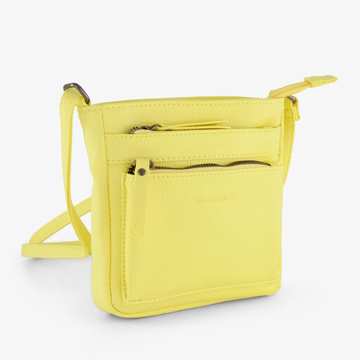 Dames schoudertas geel