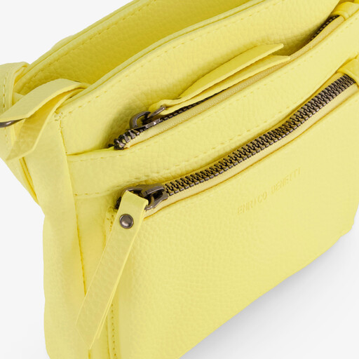 Dames schoudertas geel