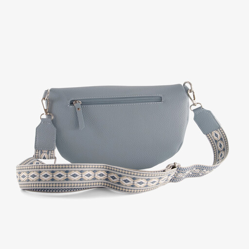 Dames schoudertas blauw