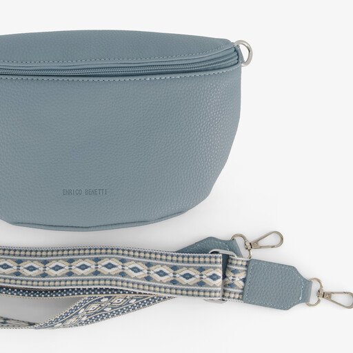 Dames schoudertas blauw