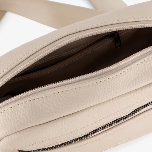 Schoudertas beige