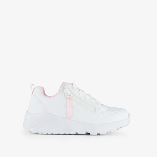 Uno Lite meisjes dad sneakers wit