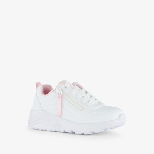Uno Lite meisjes dad sneakers wit