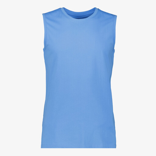 Basic heren singlet lichtblauw