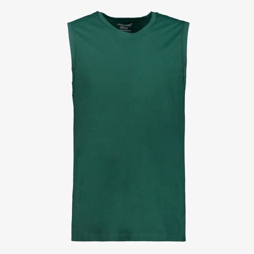 Basic heren singlet groen