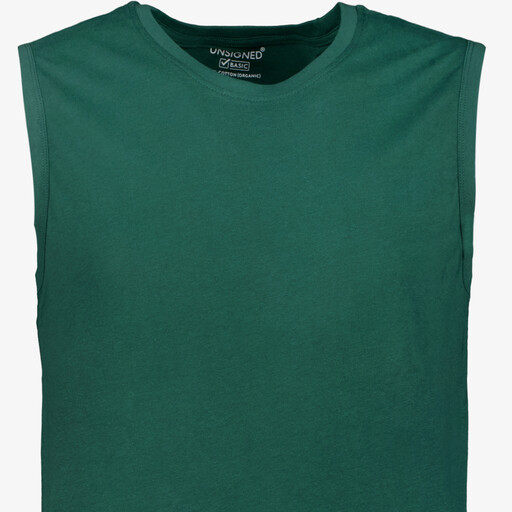 Basic heren singlet groen