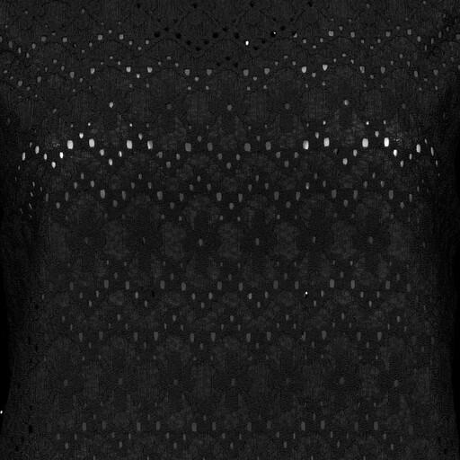 Dames top met pofmouwen zwart