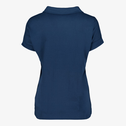 Dames polo blauw