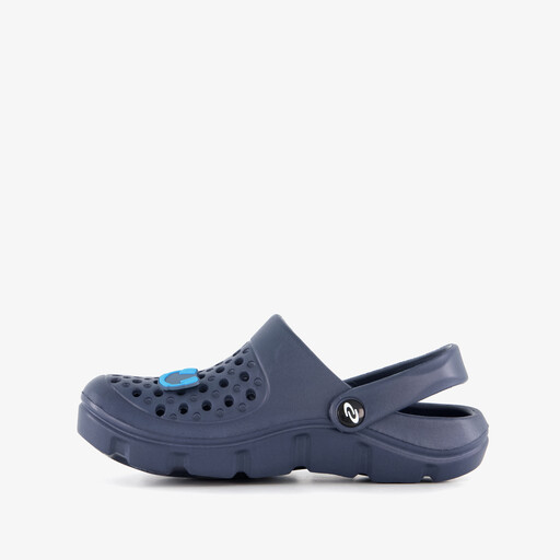 Jongens klompen met game pins blauw