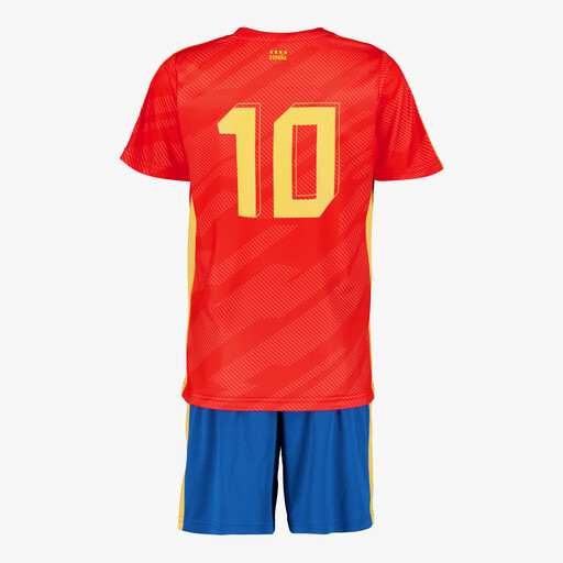 Tweedelig kinder sport set blauw rood