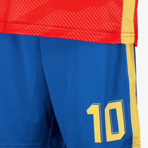 Tweedelig kinder sport set blauw rood