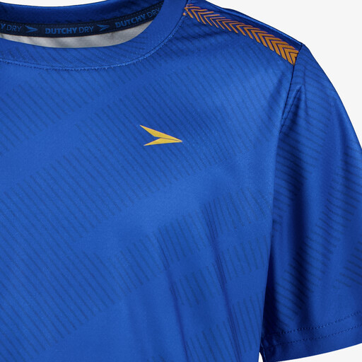 Dry kinder voetbal T-shirt blauw