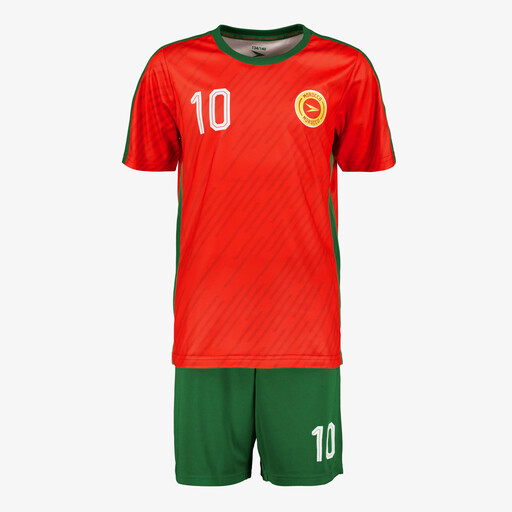 Tweedelig kinder sport set rood groen