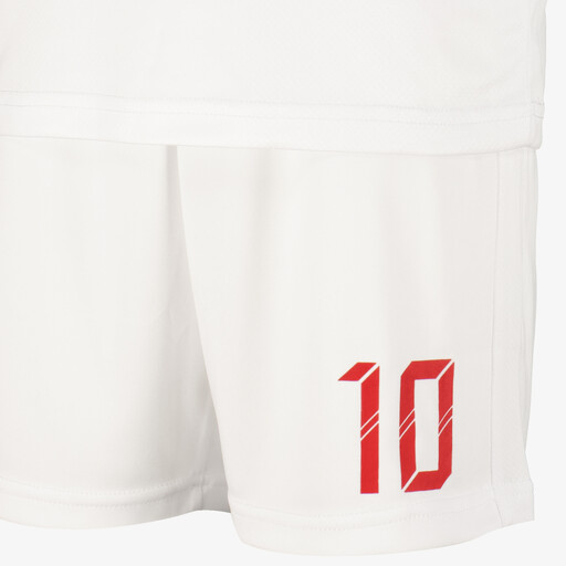 Tweedelig kinder sport set wit rood