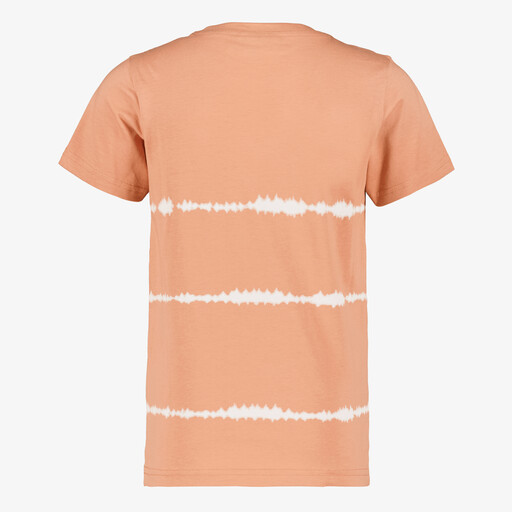 Jongens T-shirt oranje wit