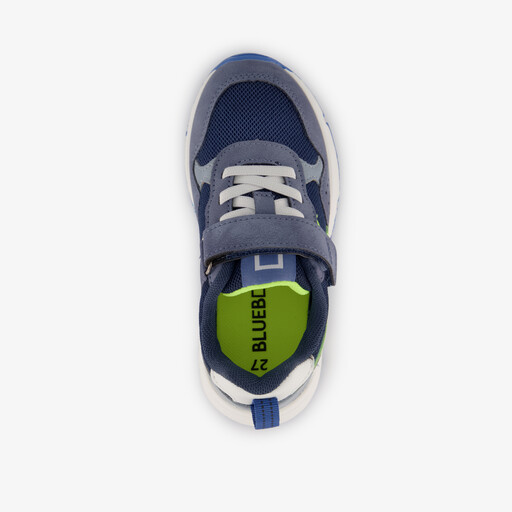 Jongens sneakers blauw groen