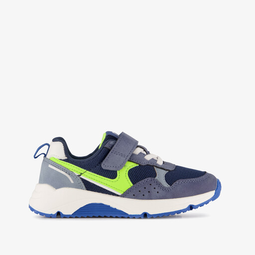 Jongens sneakers blauw groen