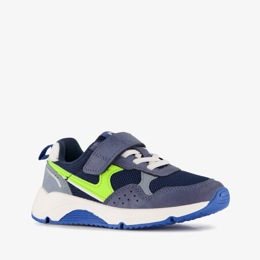 Jongens sneakers blauw groen