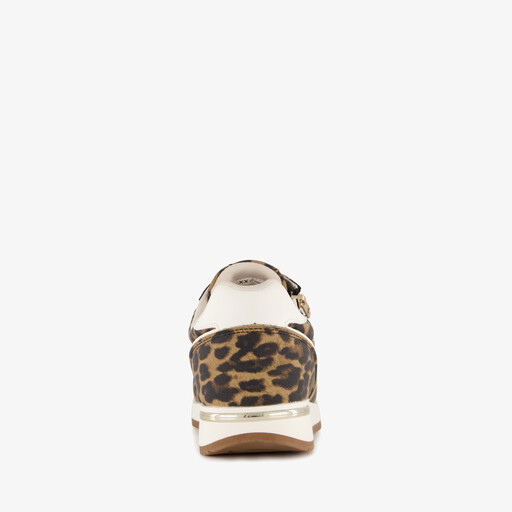 XX by dames sneakers met panterprint bruin