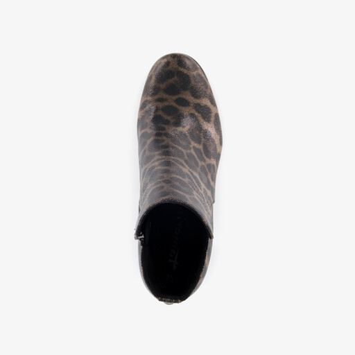 Dames enkellaarsjes leopard
