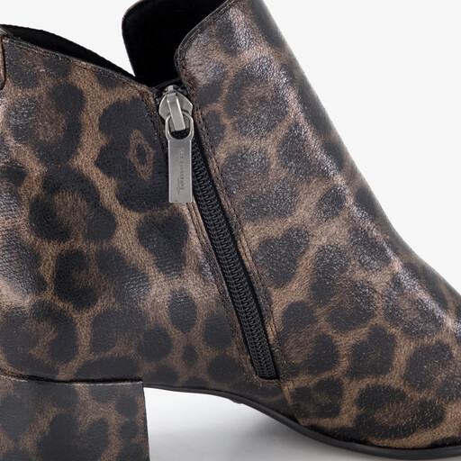 Dames enkellaarsjes leopard