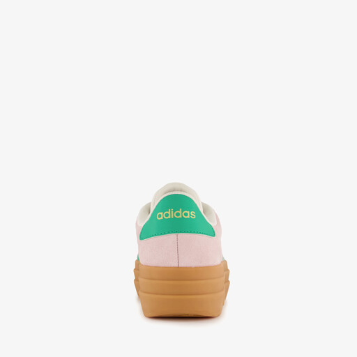 VL Court Bold suede dames sneakers roze groen