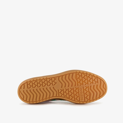 VL Court Bold suede dames sneakers roze groen