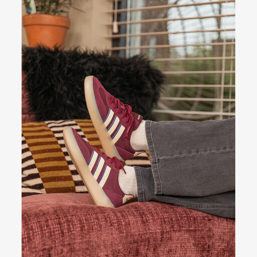 Barreda Decode suède dames sneakers bordeaux