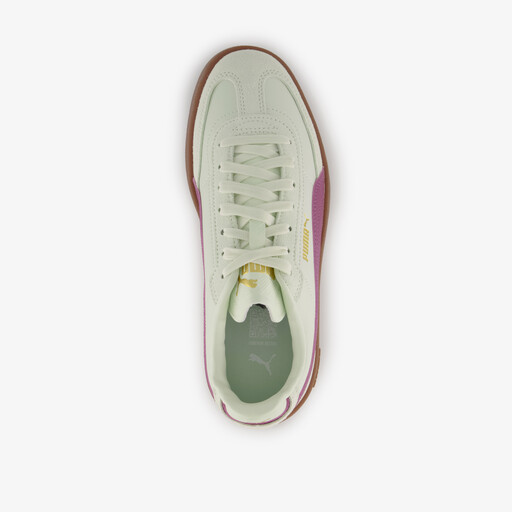 Club II Era leren dames sneakers wit roze