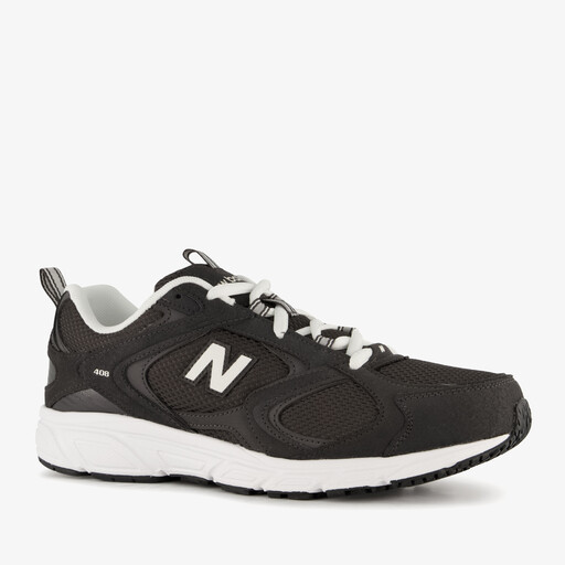 408 heren sneakers zwart wit