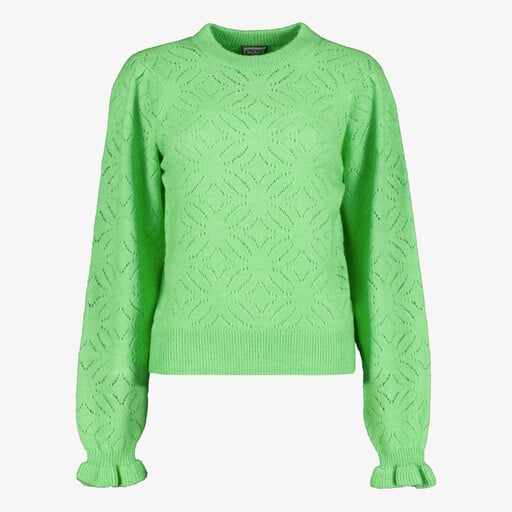 Gehaakte dames trui groen