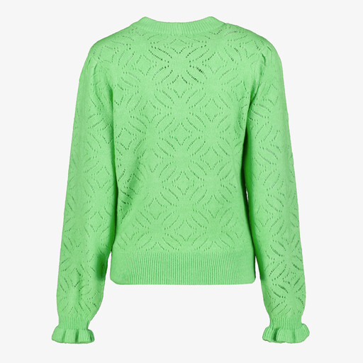 Gehaakte dames trui groen