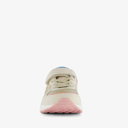 Meisjes sneakers met airzool beige roze