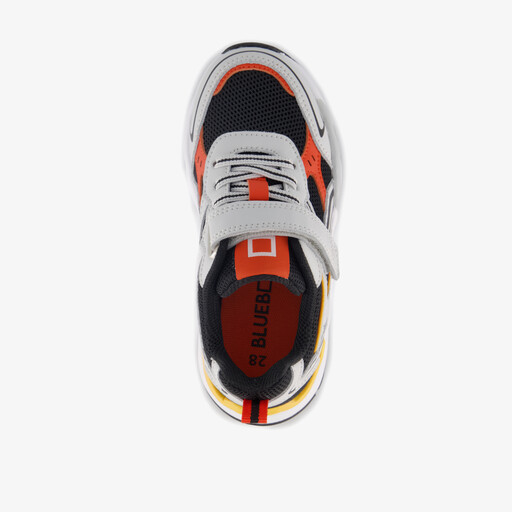 Jongens sneakers grijs rood