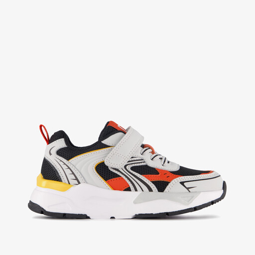 Jongens sneakers grijs rood
