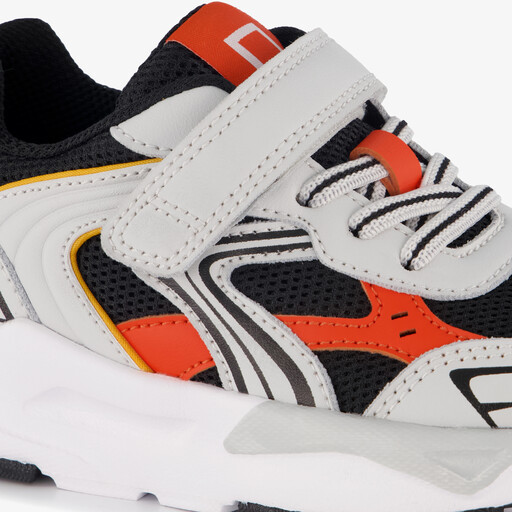 Jongens sneakers grijs rood