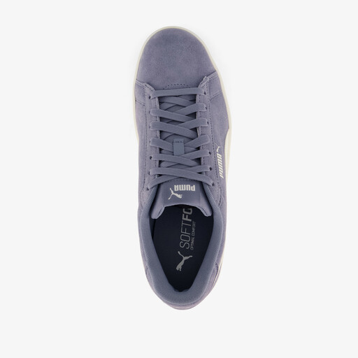 Smash suede heren sneakers grijs blauw