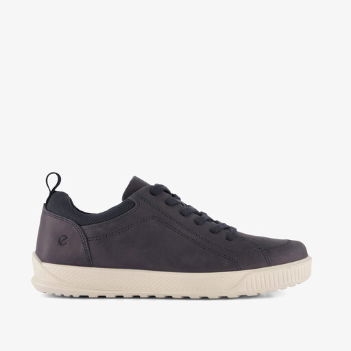 ECCO Byway suede heren veterschoenen donkerblauw