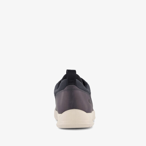 ECCO Byway suede heren veterschoenen donkerblauw