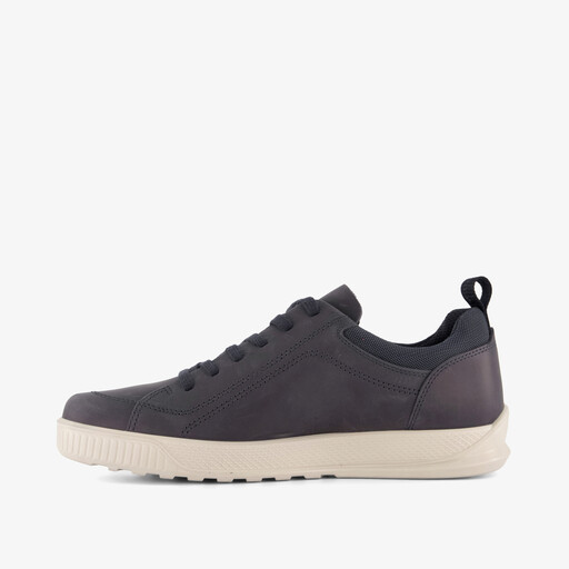 ECCO Byway suede heren veterschoenen donkerblauw